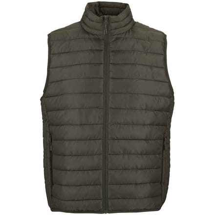 SOLS Heren Stream Body Warmer (Leger)