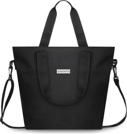 Zagatto Zwarte, dames SCHOUDERTAS, RUIME shopper tas 35x34x17 cm