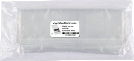 Plastic zakken voor de hamkoker 3 kilo