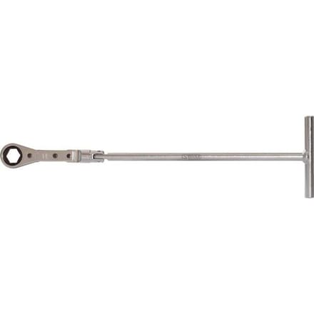 KS Tools 500.7343 Gloeikaarsen-T-handgreep-ringratel, 14 mm