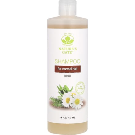 Doux par nature, (La porte de la nature), Shampoing aux herbes, pour cheveux normaux, 473 ml (473ml) white