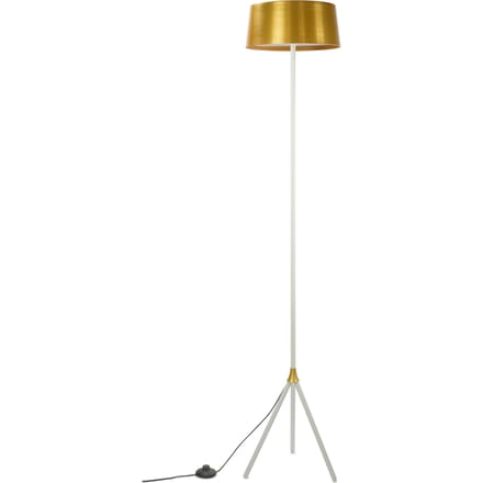 FRAUMAIER Staande lamp Marie - wit/goud