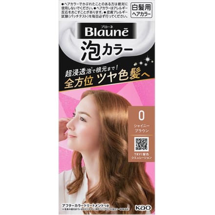 Kao - Blaune Foam Hair Color 0 Shiny Brown