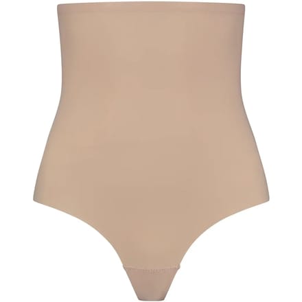 Bye Bra Corrigerende String, Hoge Taille String, Sterk corrigerende String, Shapewear Dames, Shapewear Buik Beige, S