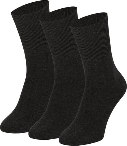 Apollo Modal Antipress Sokken Antraciet 39-42 3 paar