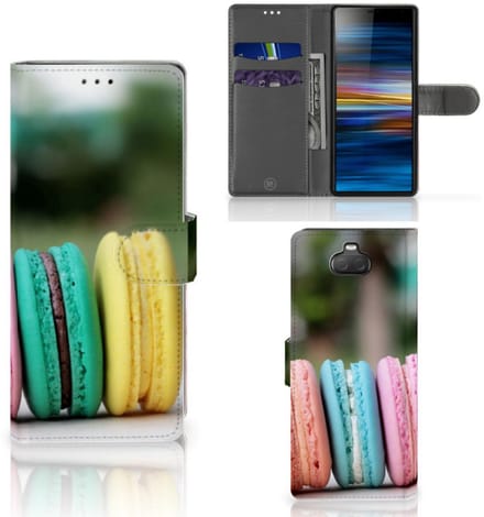Sony Xperia 10 Book Cover Macarons