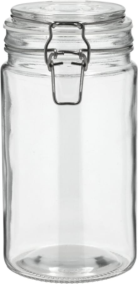 Funktion Weckpot met beugelsluiting Dia 10 x 20 cm 1000 ml Helder