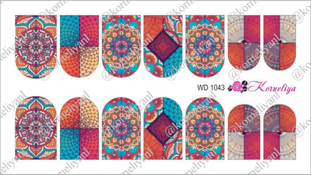 Korneliya Water Decal - Nail Wrap WD 1043