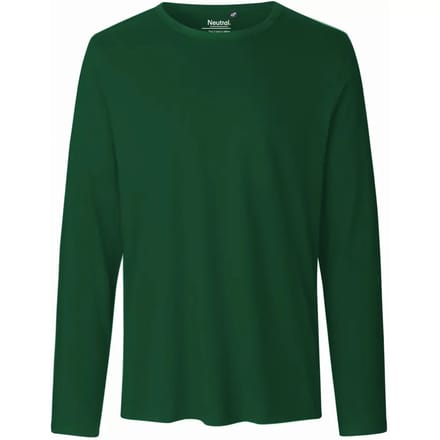Neutral Men´s Long Sleeve T-Shirt NE61050 - Bottle Green - S