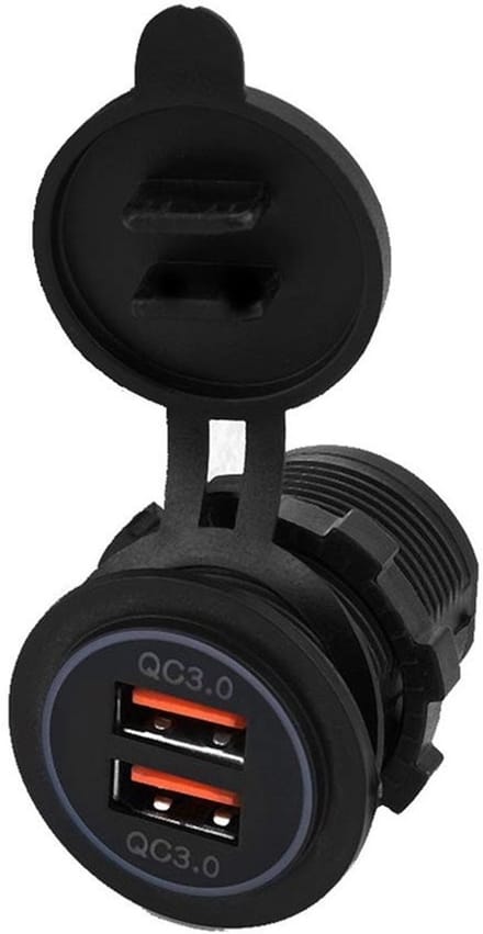 By shayne - Dual USB-oplader - Charge Dual USB-oplader - Waterdicht