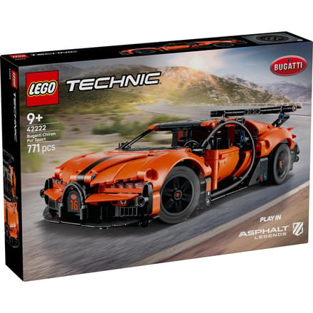 LEGO Technic LEGO® TECHNIC 42222 Bugatti Chiron PUR Sport Hypercar (42222)
