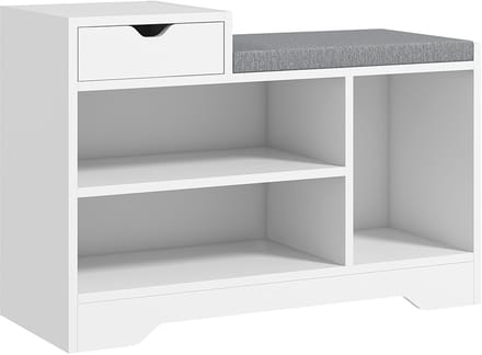 HOMCOM-Schoenenbank-Spaanplaat-76,5x30x52cm-Wit