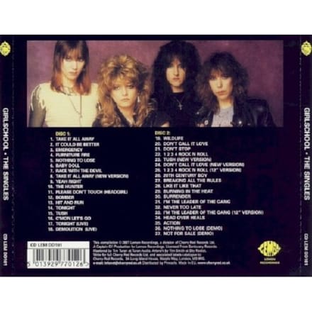 Girlschool - The Singles (2 CD)