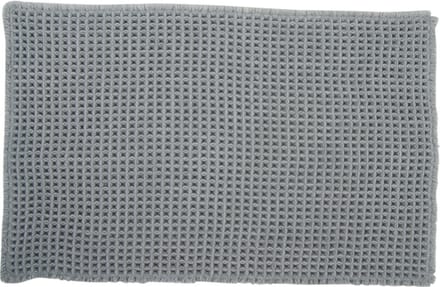 Differnz Wafel Badmat 50 x 80 cm polyester grijs