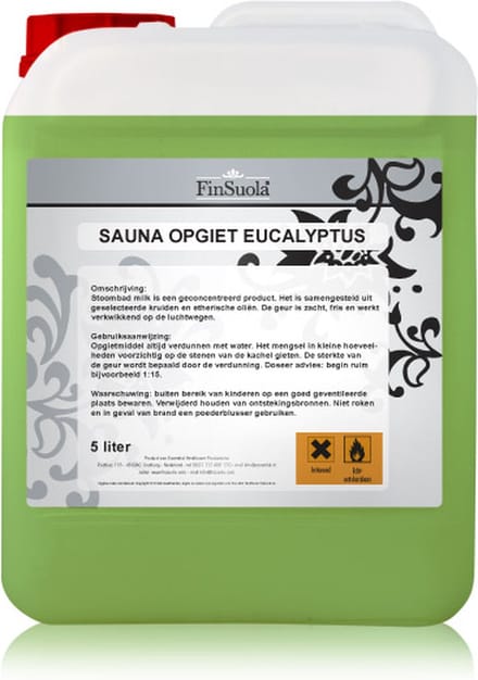 Finsuola Sauna opgietmiddel Eucalyptus 5 liter