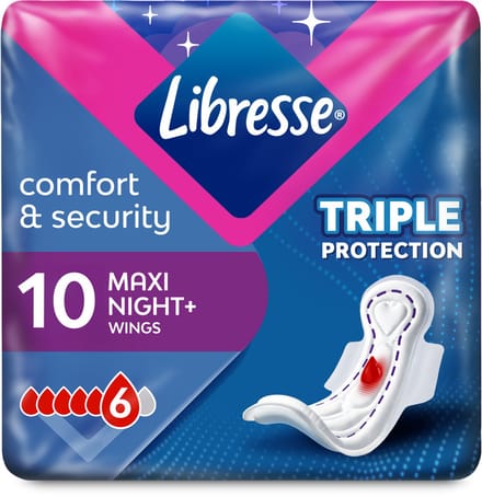 Libresse Maxi Goodnight - 6 verpakkingen