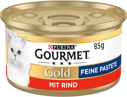 Natuurlijke Mousse Kattenvoer met Rund - 12x85g