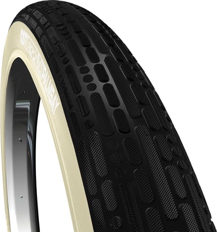 CST Retro stadsfietsband - anti-lek bescherming - reflecterend - 28x2.0 - zwart/wit