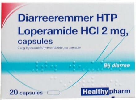 Healthypharm Diarreeremmer HTP Loperamide HCI 2mg - 3 x 20 capsules