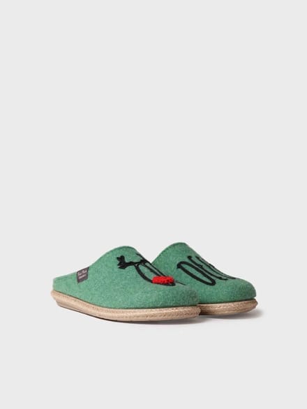 Damesslippers van vilt | DELI-DR