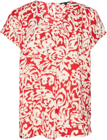 V-hals Patroon Blouse Dames COMMA