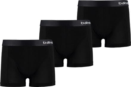 Apollo jongens boxershorts bamboo - maat 122/128 - 3-pack - zwart