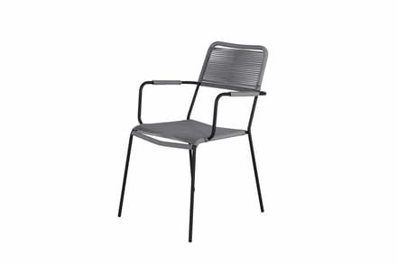 Svea - Gökhan tuinstoel - polyester touw - grijs