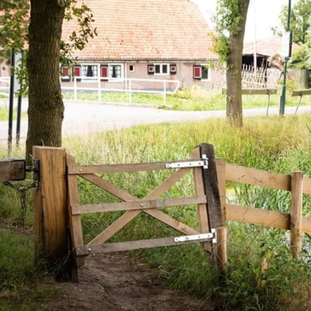 Intergard Tuinpoort tuinhek eiken 75x100cm