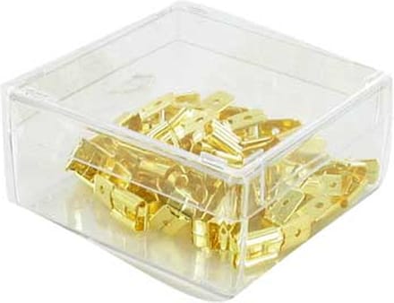 Kabelschoen 6.3x0.8 mm 25 stuks box