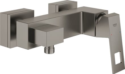 Grohe Eurocube douchekraan z. omstel m. koppelingen HOH=15cm brushed hard graphite