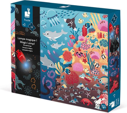 Janod - Magische Puzzel - De oceaan - 24 Stukjes