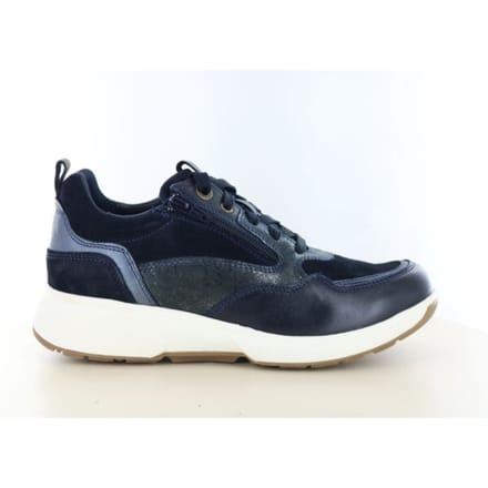 Dames Veterschoenen Xsensible Grenoble Navy Fantasy Hx Donkerblauw - Maat 40