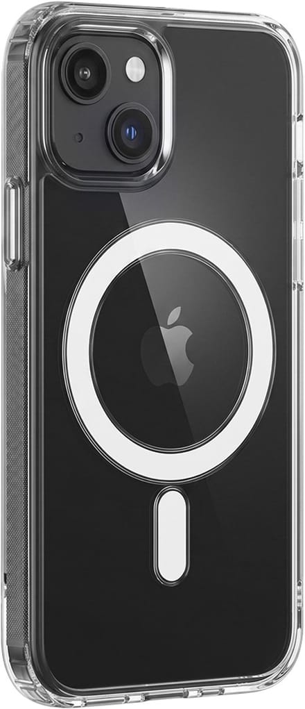 Bigben Connected, Hoesje geschikt voor iPhone 14 - Hybride MagSafe Compatibel, Transparant
