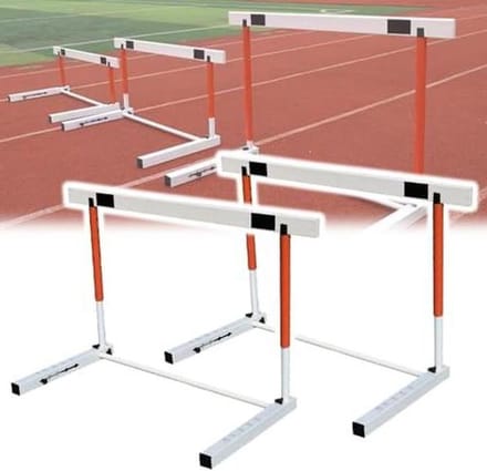 Agility Training Hurdles - Oefenhorden - Verbeter Snelheid - In Hoogte Verstelbaar - Verstelbare Hoogte - Rood Wit
