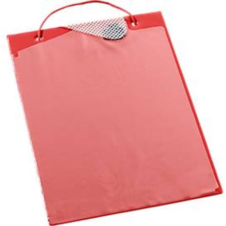 EICHNER besteletui Plus, met klittenbandsluiting en sleutelvak, voor DIN A4 documenten, rood, 10 stuks