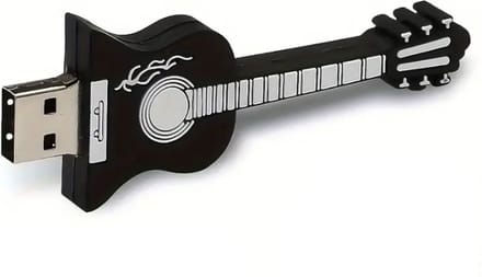 Gitaar USB-stick met 16GB geheugen. Geheugenstick