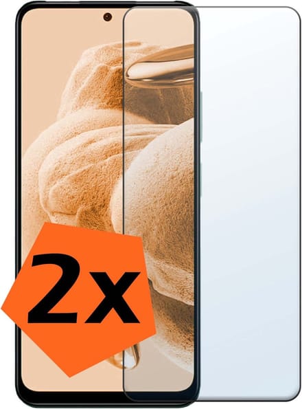Screenprotector - 2 Stuks - Geschikt voor Xiaomi Redmi Note 12 4G - Extra Sterk - Gehard Glas - Beschermglas - Tempered Glass - Screen Protector