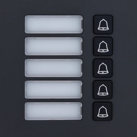 Dahua DHI-VTO4202FB-MB5 5-Button Module voor VTO4202 Intercom