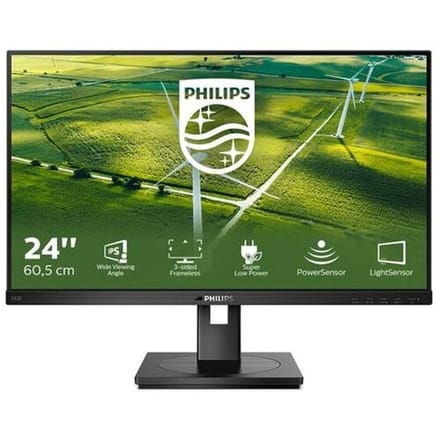 Philips Monitore 242B1G/00 LCD-monitor Energielabel C (A - G) 60.5 cm (23.8 inch) 1920 x 1080 Pixel 21:9 4 ms HDMI, USB-A, DisplayPort, USB-C IPS LCD