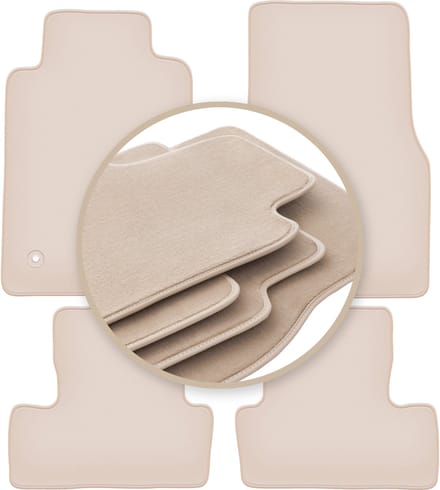 PREMIUM beige matten voor: Ford Mustang MK5 coupé 2004-2014