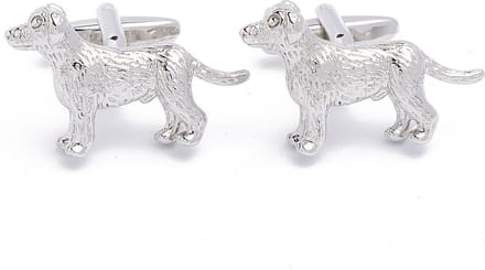 Manchetknopen - Hondje Hondje Zilver
