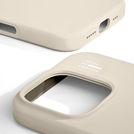 iDeal of Sweden Silicone Case geschikt voor MagSafe geschikt voor iPhone 16 Pro - Cloud Dancer