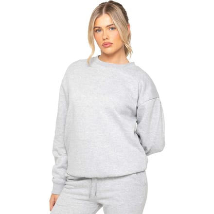 Enzo Womens Oversized Sweatshirt - Grijs