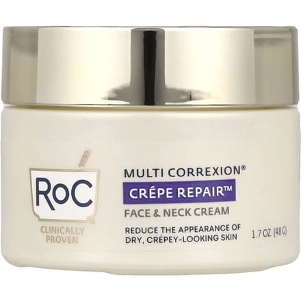 RoC, Multi Correxion®, Crepe Repair™, gezichts- en halscrème, 58 gram (48 g) beige