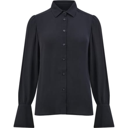 French Connection Crepe Shirt L/s Sz18 Black Größe: 6 | Blusen Outlet | Damen | Schwarz