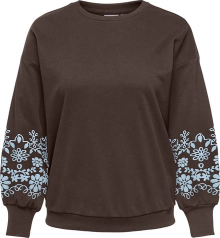 ONLY CARMAKOMA - CARBROOKE L/S O-NECK PRINT SWT JRS NOOS - Dames - Sweaters