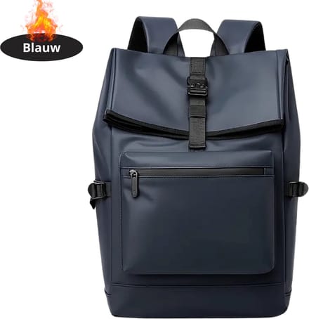 Nivard Rugzak - Dames - Heren - Meisje - Jongens - Backpack - Schooltas - Laptoptas - Blauw