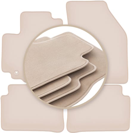 PREMIUM beige vloermatten voor: Suzuki Splash hatchback 2008-2014
