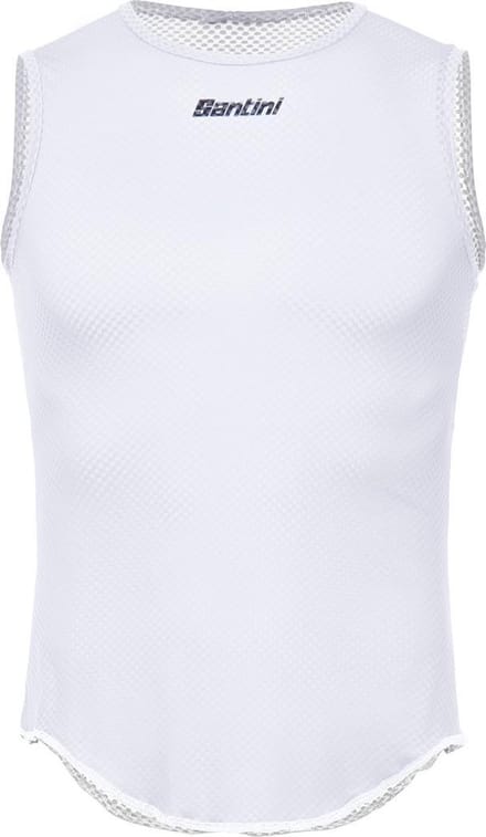 Santini Ondershirt mouwloos Wit Unisex - Lieve Sleeveless Baselayer White - XS/S