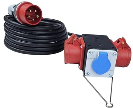 Draagbare Stroomverdeler met CEE en Schuko Stopcontacten - 380V en 230V